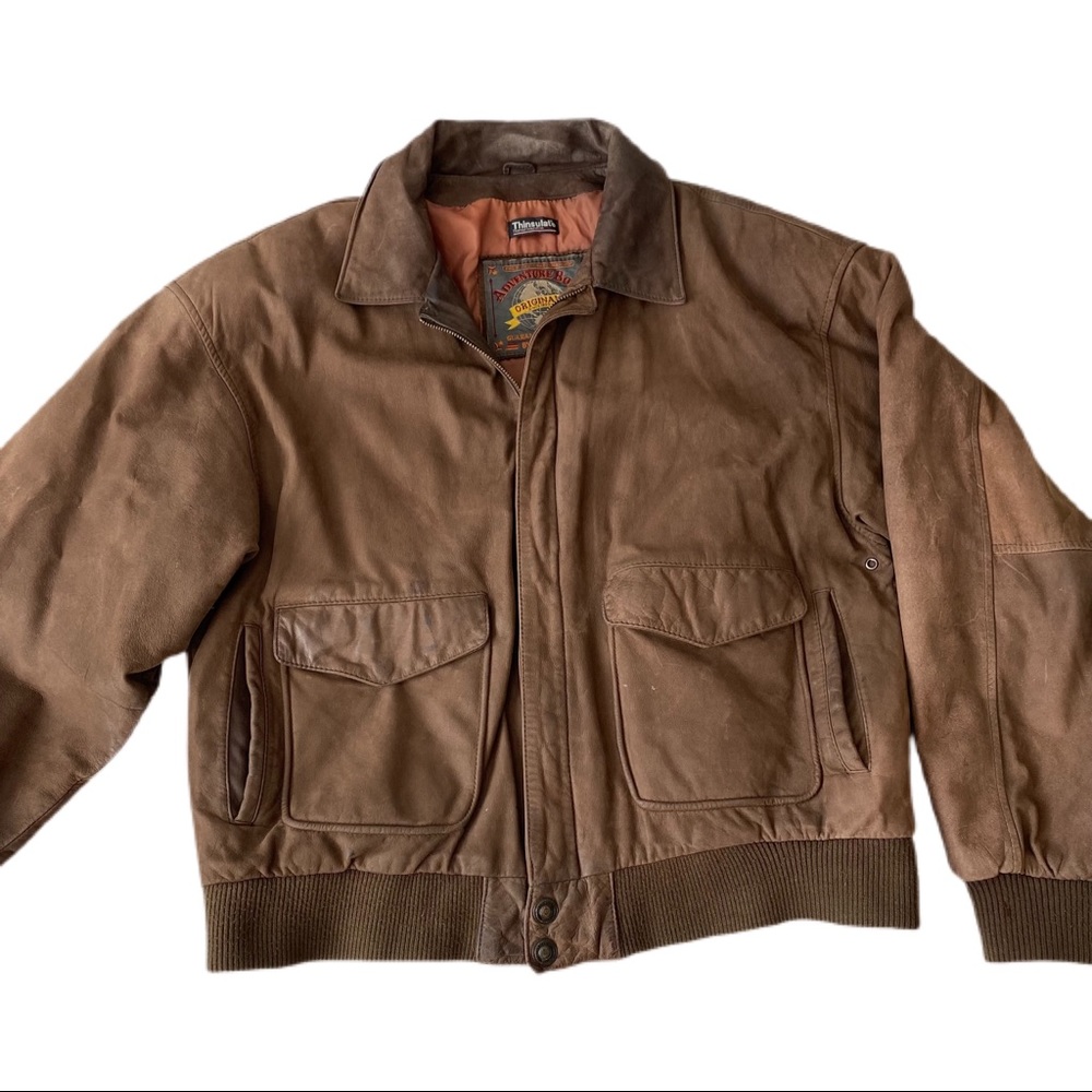 SOLD - Vintage Leather Bomber